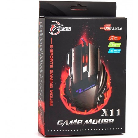 MOUSE GAMER JIEXIN 509 LED 4D