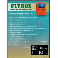 FLYBOX 2 VARIOMETRO ALTIMETRO TEMPERATURA