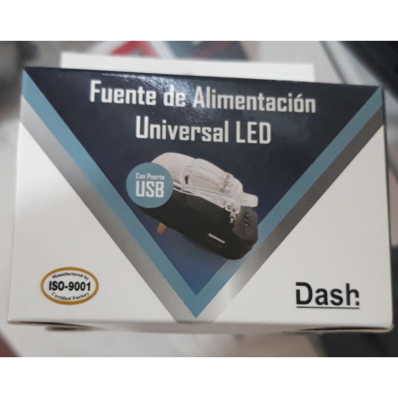 CARGADOR UNIVERSAL DASH LED