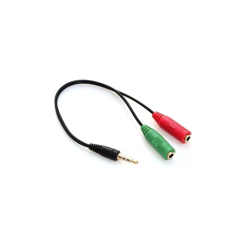 CABLE ADAPTADOR AURICULAR PS4 MICROFONO -PC