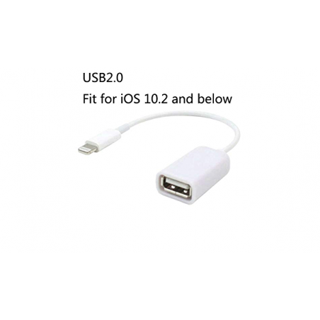 CABLE ADAPTADOR OTG  USB IPHONE A MICRO USB