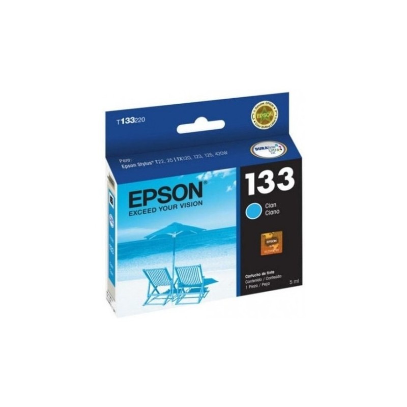 EPSON ORIGINAL 133 CYAN