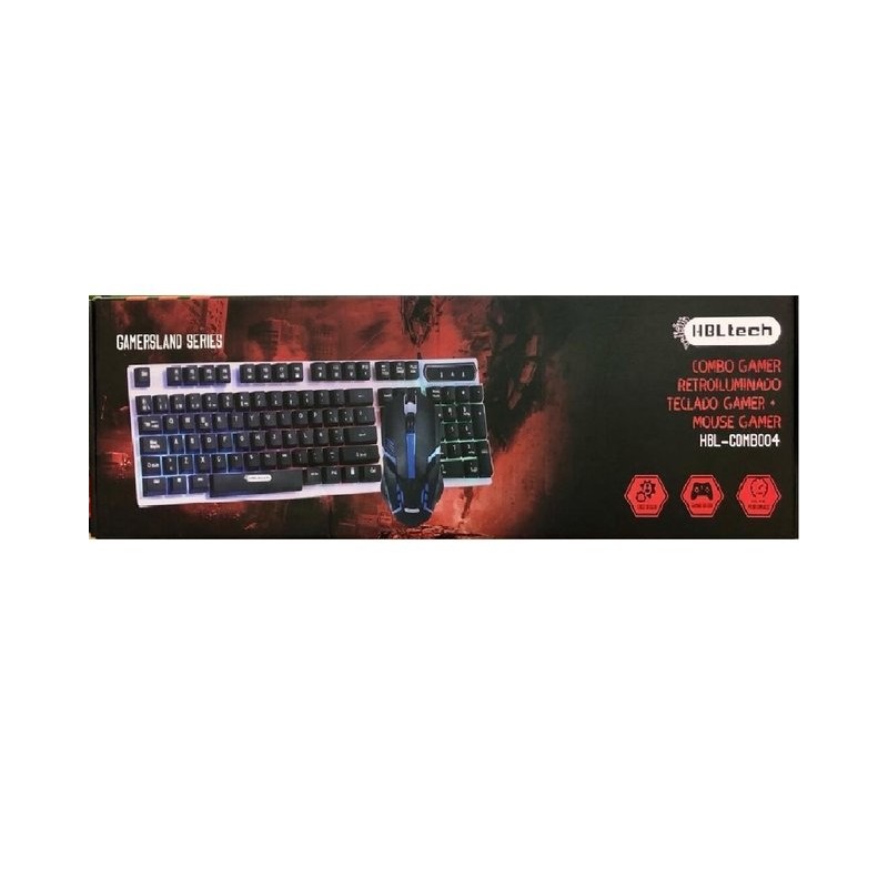 COMBO GAMER HBL TECLADO+MOUSE