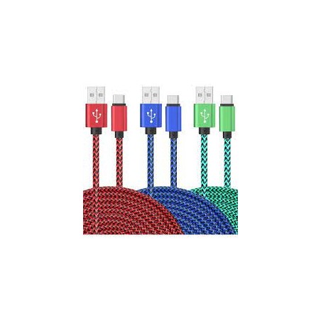 CABLE TIPO C MALLADO ECO