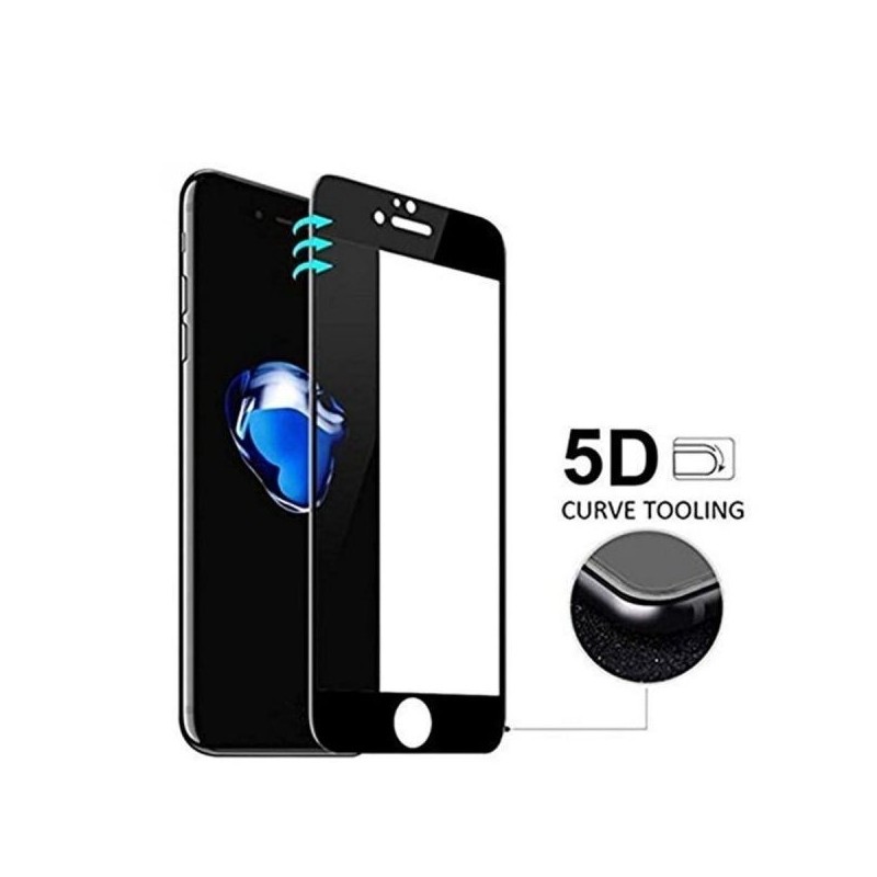 GLASS 5D IPHONE 6 PLUS  NANO EDGE **NEGRO**