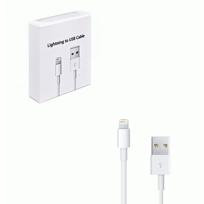 CABLE USB IPHONE BLANCO LIGHTNING